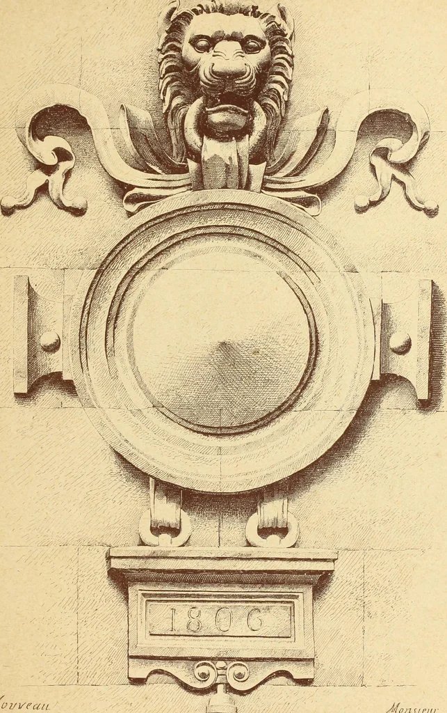 An illustration from Materials and documents of architecture and sculpture : classified alphabetically, 1915, leaf 238