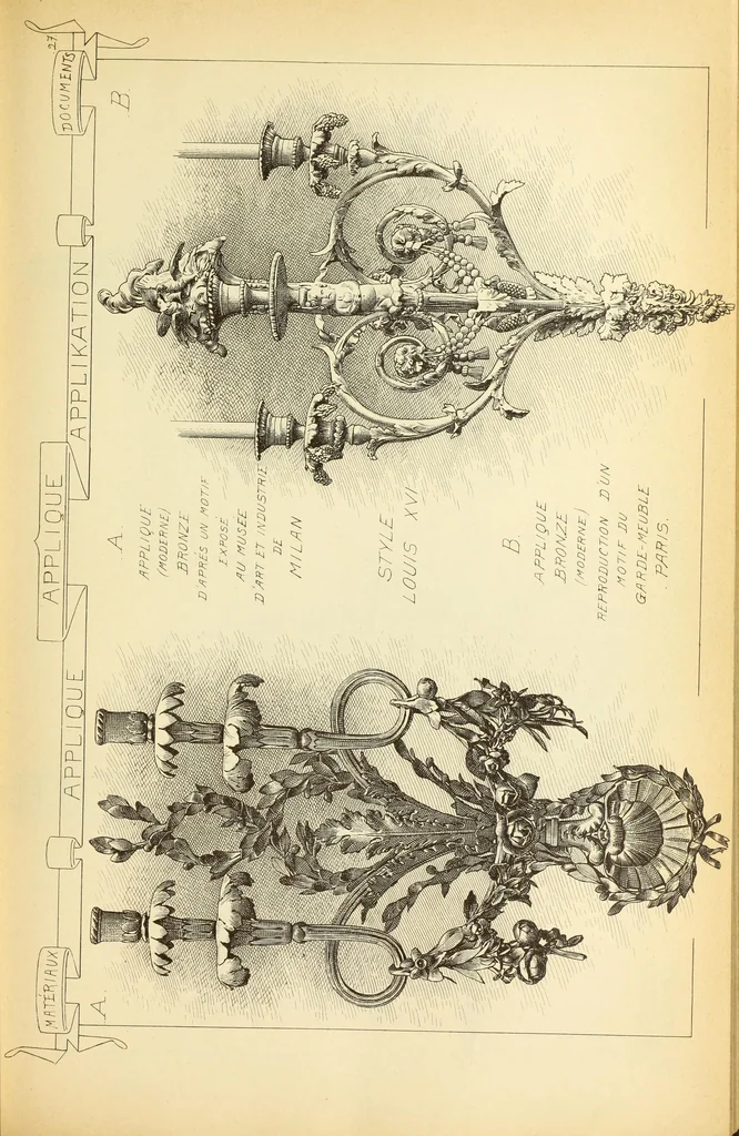 An illustration from Materials and documents of architecture and sculpture : classified alphabetically, 1915, leaf 242
