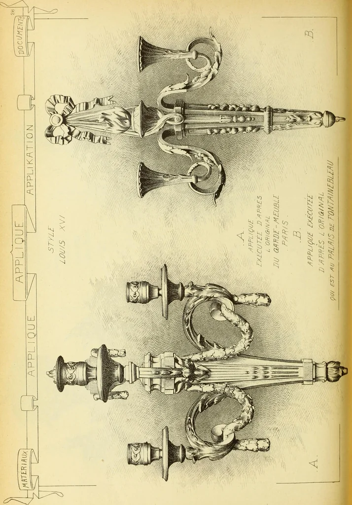 An illustration from Materials and documents of architecture and sculpture : classified alphabetically, 1915, leaf 243