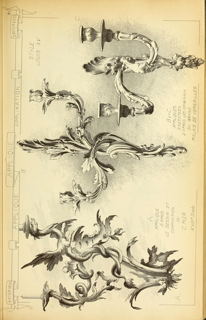 An illustration from Materials and documents of architecture and sculpture : classified alphabetically, 1915, leaf 246