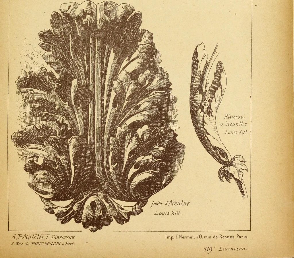 An illustration from Materials and documents of architecture and sculpture : classified alphabetically, 1915, leaf 28
