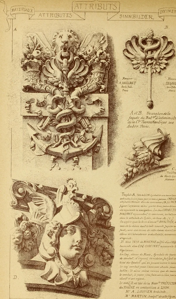 An illustration from Materials and documents of architecture and sculpture : classified alphabetically, 1915, leaf 319