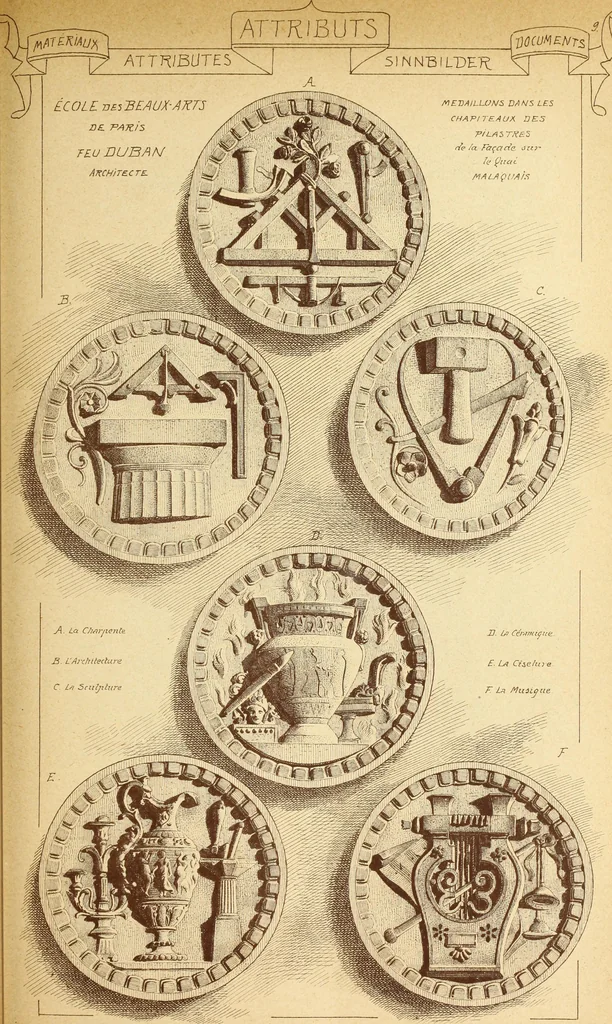 An illustration from Materials and documents of architecture and sculpture : classified alphabetically, 1915, leaf 320