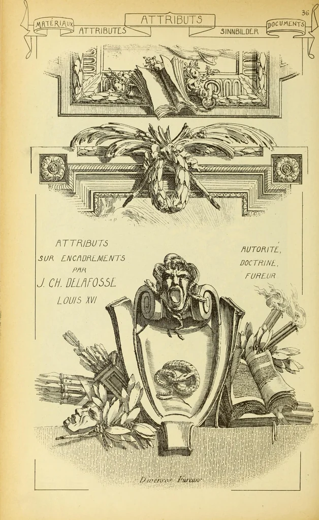 An illustration from Materials and documents of architecture and sculpture : classified alphabetically, 1915, leaf 347