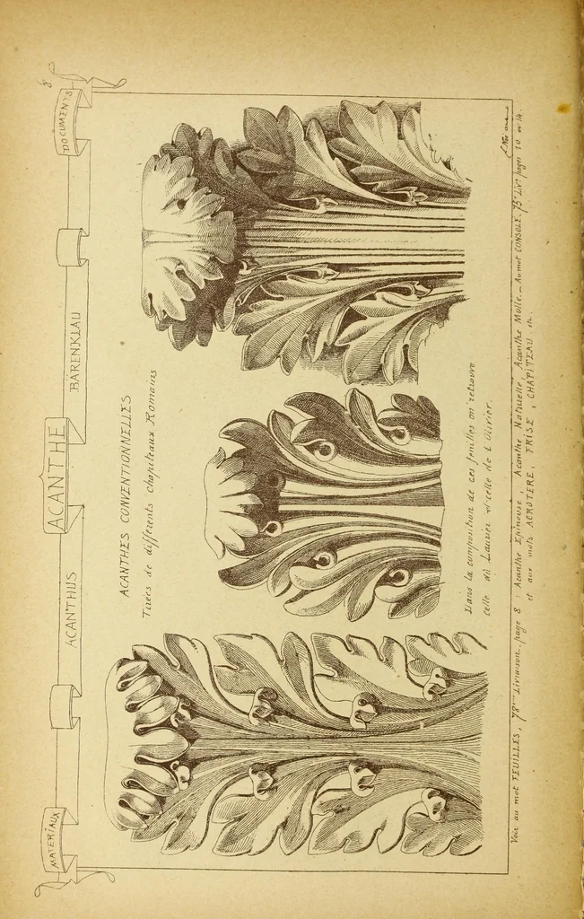 An illustration from Materials and documents of architecture and sculpture : classified alphabetically, 1915, leaf 35