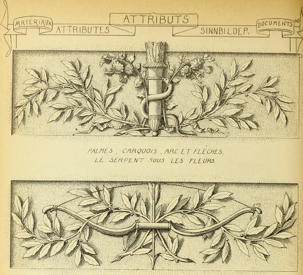 An illustration from Materials and documents of architecture and sculpture : classified alphabetically, 1915, leaf 351