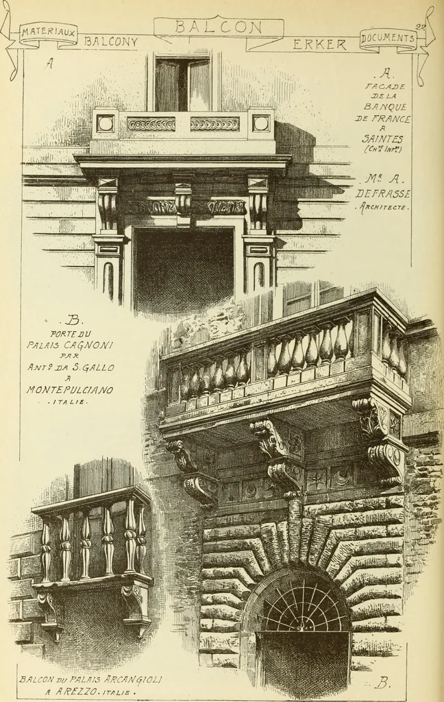 An illustration from Materials and documents of architecture and sculpture : classified alphabetically, 1915, leaf 373