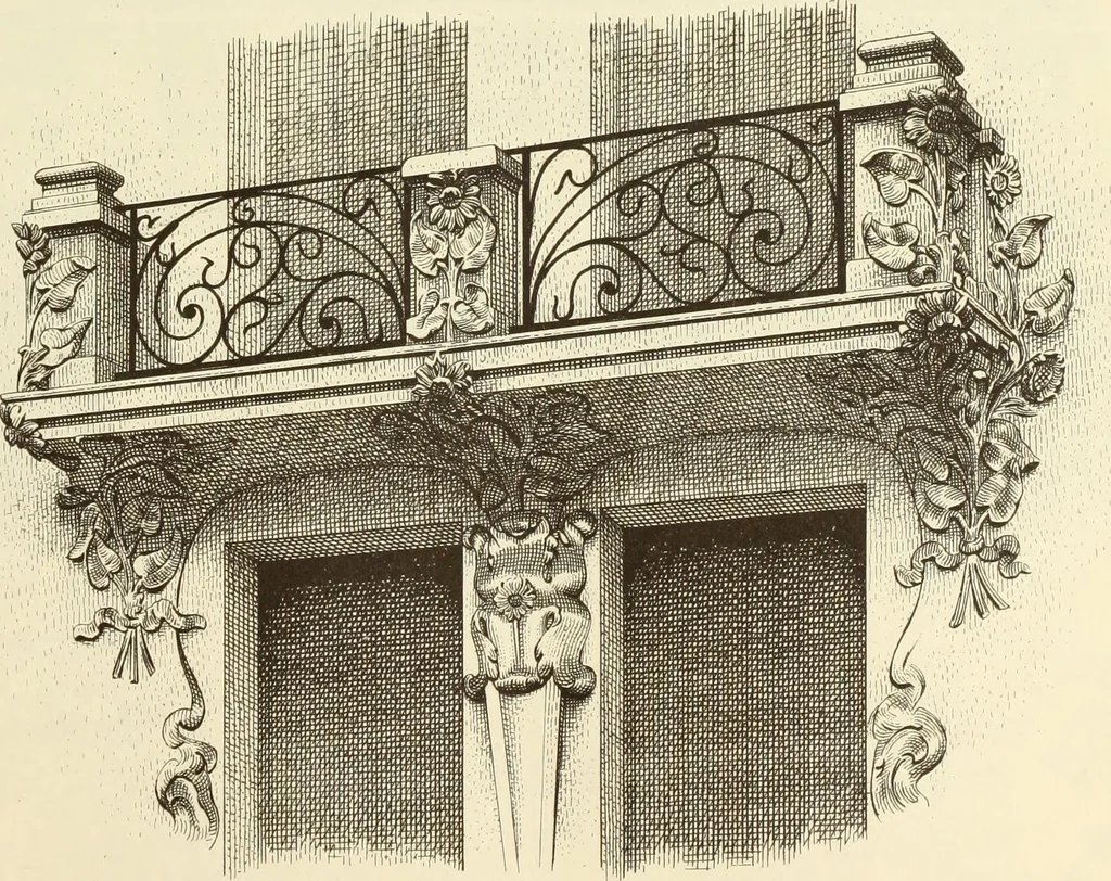 An illustration from Materials and documents of architecture and sculpture : classified alphabetically, 1915, leaf 384