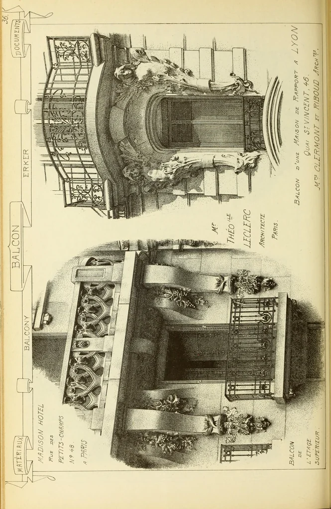 An illustration from Materials and documents of architecture and sculpture : classified alphabetically, 1915, leaf 387