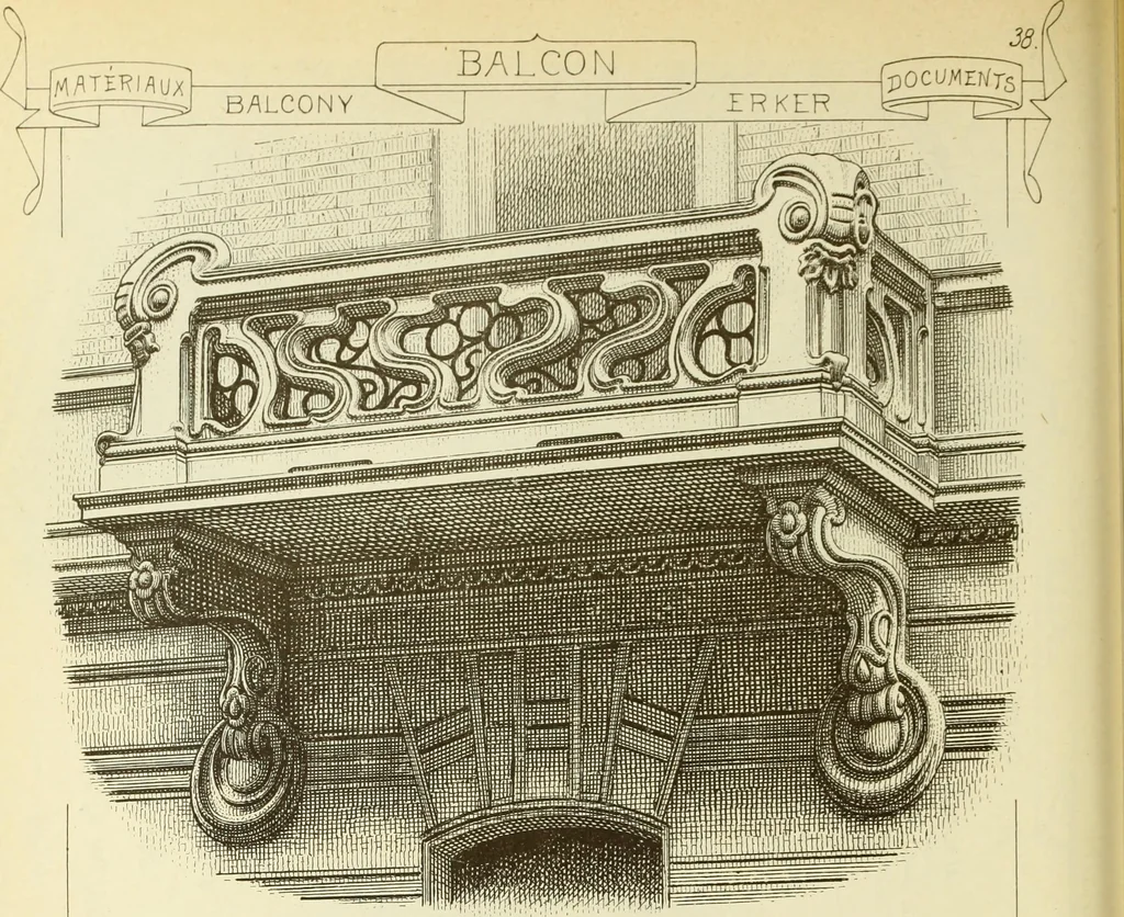 An illustration from Materials and documents of architecture and sculpture : classified alphabetically, 1915, leaf 389