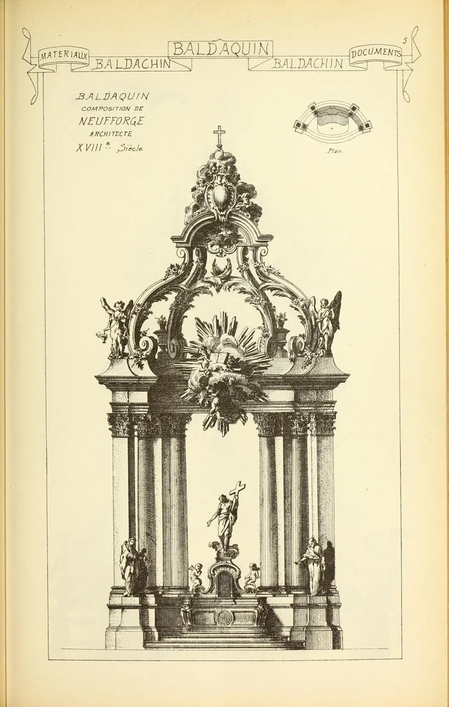 An illustration from Materials and documents of architecture and sculpture : classified alphabetically, 1915, leaf 396