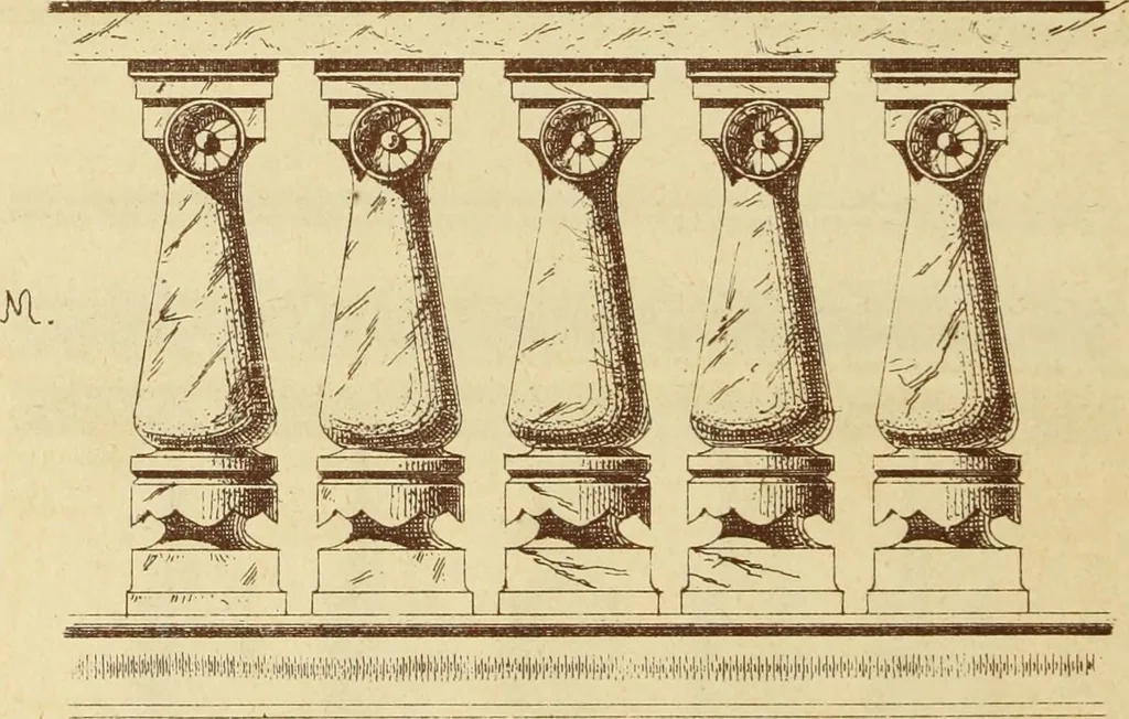 An illustration from Materials and documents of architecture and sculpture : classified alphabetically, 1915, leaf 407