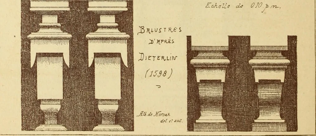 An illustration from Materials and documents of architecture and sculpture : classified alphabetically, 1915, leaf 407
