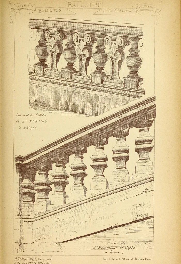 An illustration from Materials and documents of architecture and sculpture : classified alphabetically, 1915, leaf 408