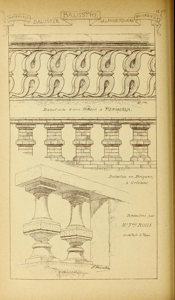 An illustration from Materials and documents of architecture and sculpture : classified alphabetically, 1915, leaf 411