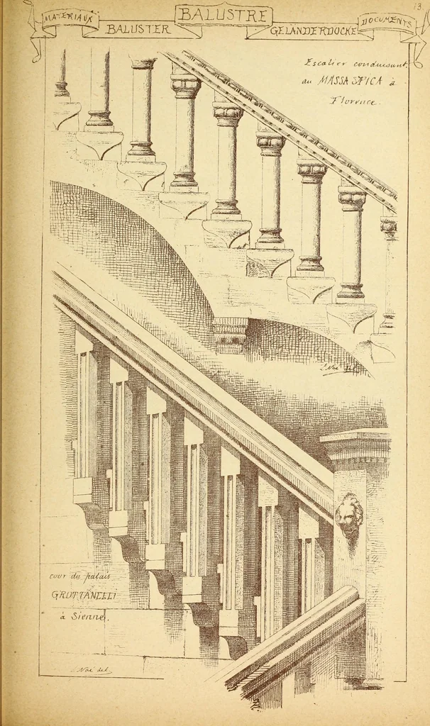 An illustration from Materials and documents of architecture and sculpture : classified alphabetically, 1915, leaf 412