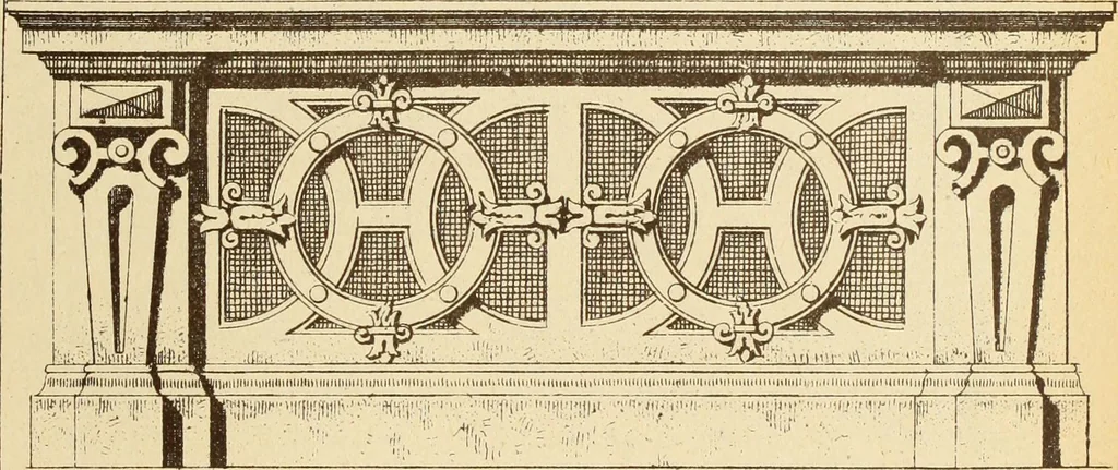An illustration from Materials and documents of architecture and sculpture : classified alphabetically, 1915, leaf 416
