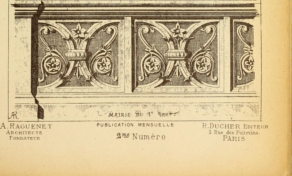 An illustration from Materials and documents of architecture and sculpture : classified alphabetically, 1915, leaf 416