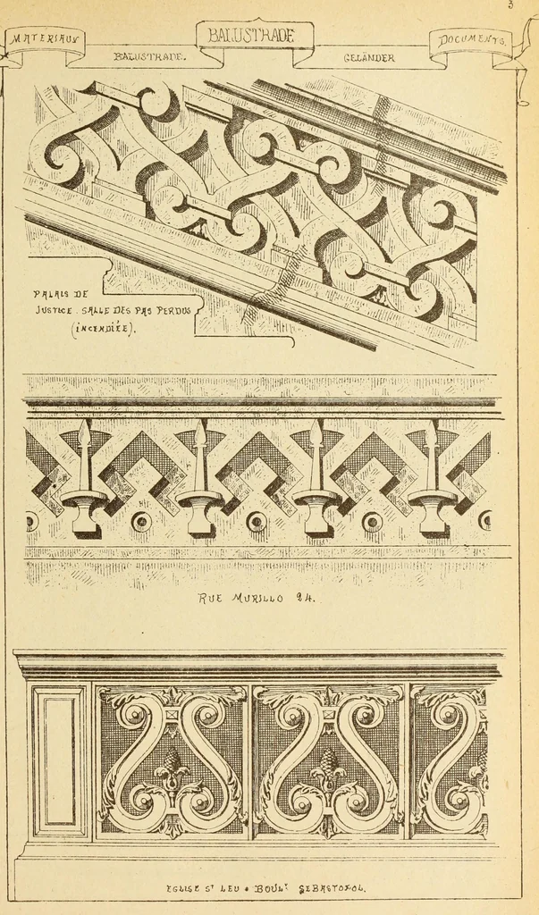 An illustration from Materials and documents of architecture and sculpture : classified alphabetically, 1915, leaf 418