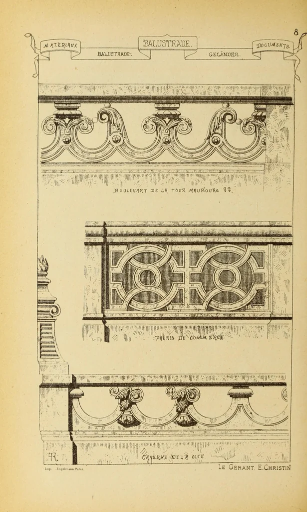 An illustration from Materials and documents of architecture and sculpture : classified alphabetically, 1915, leaf 423