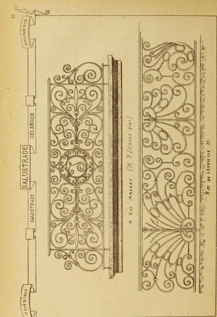 An illustration from Materials and documents of architecture and sculpture : classified alphabetically, 1915, leaf 425