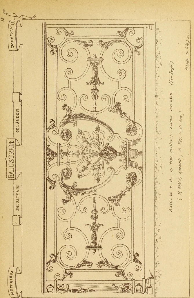 An illustration from Materials and documents of architecture and sculpture : classified alphabetically, 1915, leaf 430