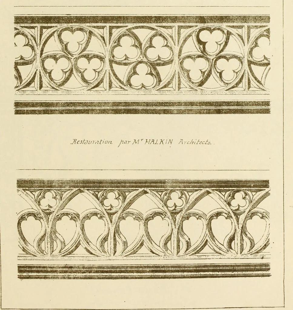 An illustration from Materials and documents of architecture and sculpture : classified alphabetically, 1915, leaf 434