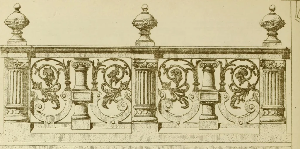 An illustration from Materials and documents of architecture and sculpture : classified alphabetically, 1915, leaf 439