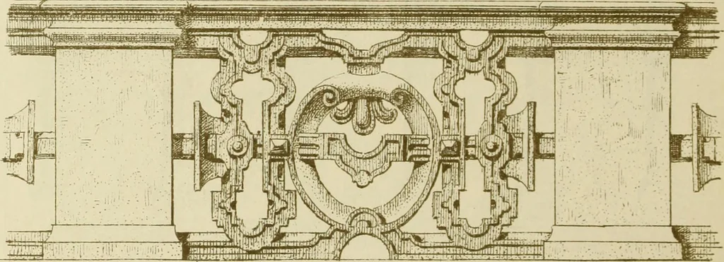 An illustration from Materials and documents of architecture and sculpture : classified alphabetically, 1915, leaf 439