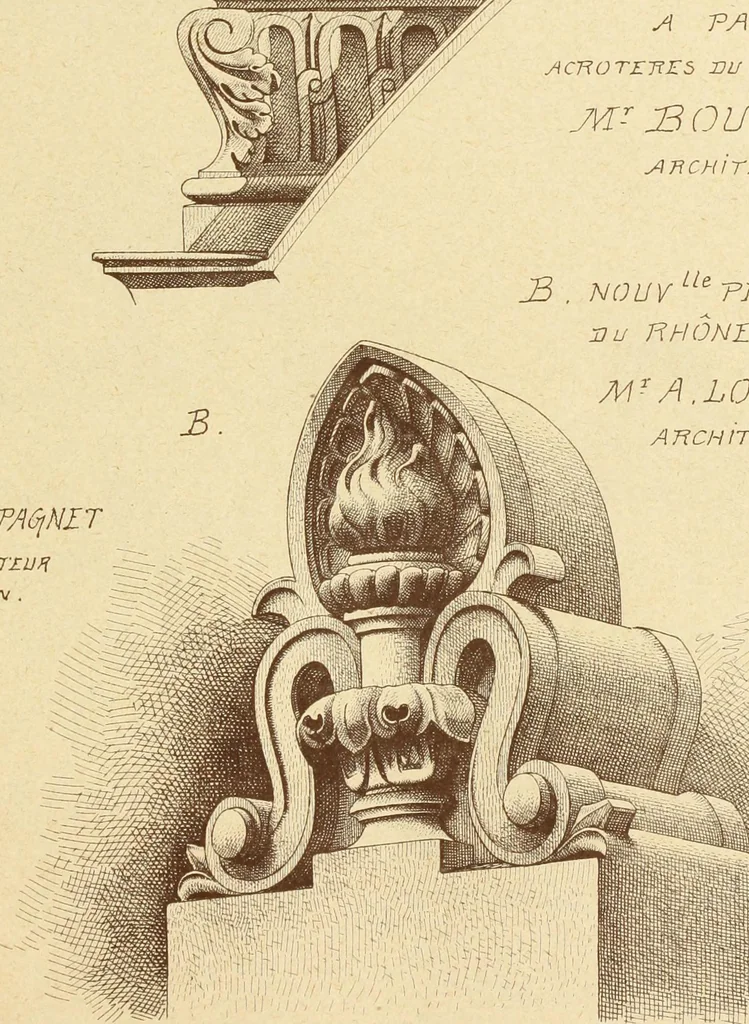 An illustration from Materials and documents of architecture and sculpture : classified alphabetically, 1915, leaf 44