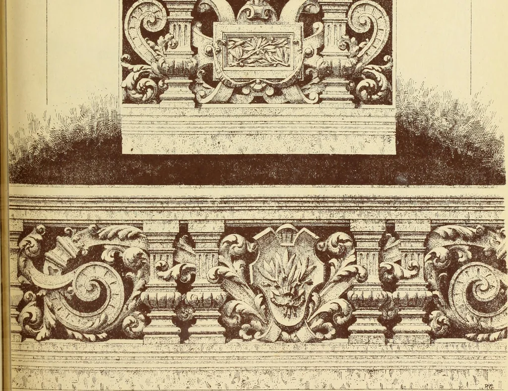 An illustration from Materials and documents of architecture and sculpture : classified alphabetically, 1915, leaf 440