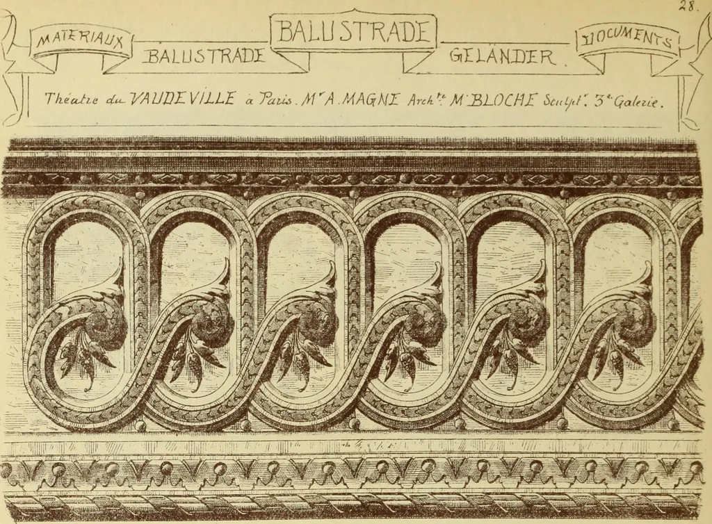 An illustration from Materials and documents of architecture and sculpture : classified alphabetically, 1915, leaf 443