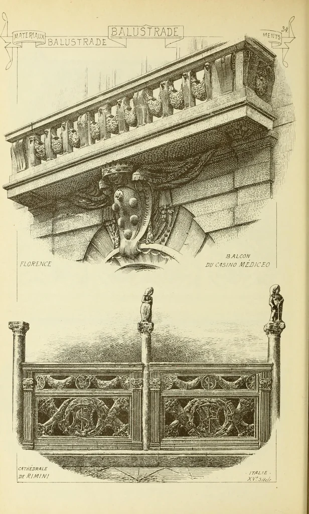 An illustration from Materials and documents of architecture and sculpture : classified alphabetically, 1915, leaf 449