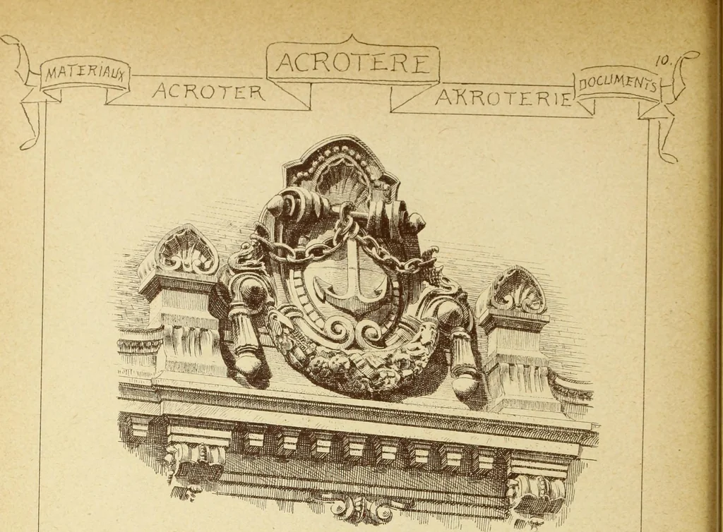 An illustration from Materials and documents of architecture and sculpture : classified alphabetically, 1915, leaf 45