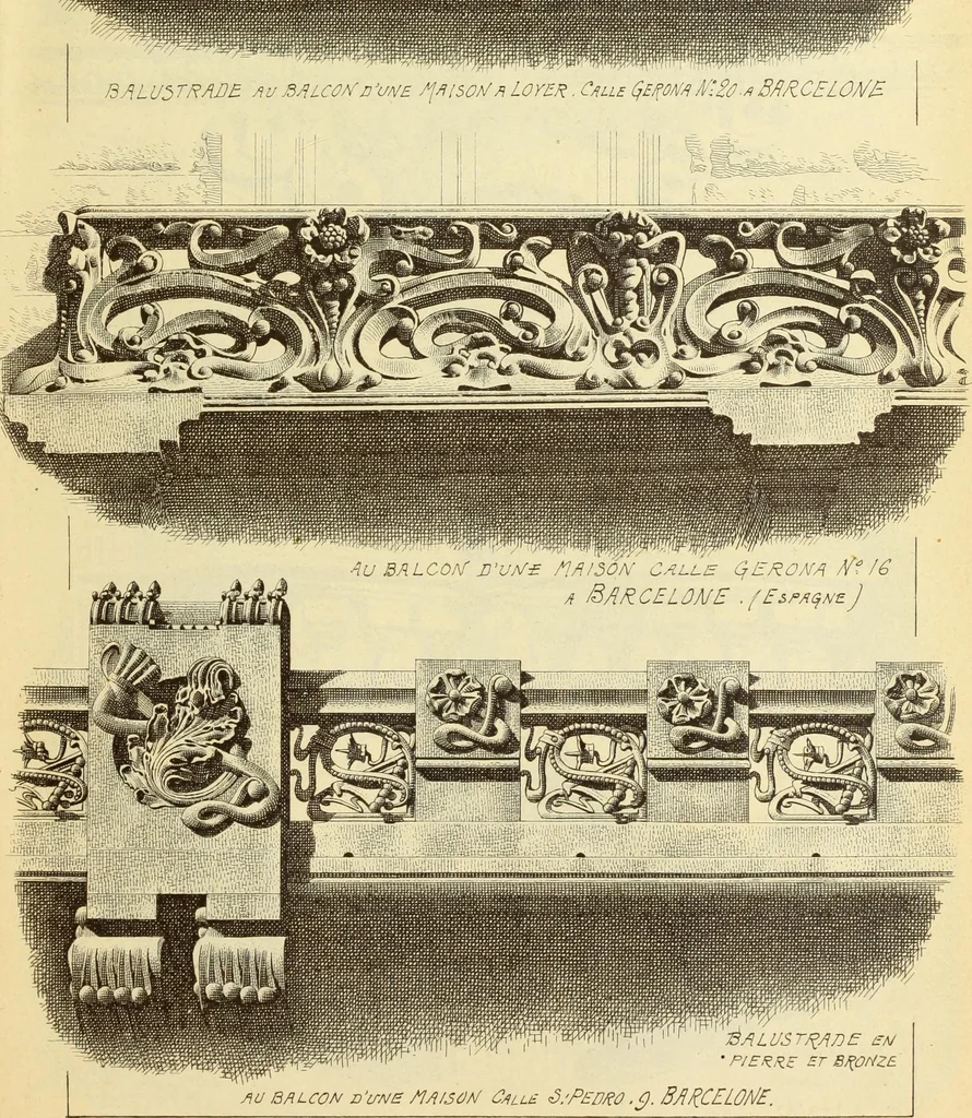 An illustration from Materials and documents of architecture and sculpture : classified alphabetically, 1915, leaf 458