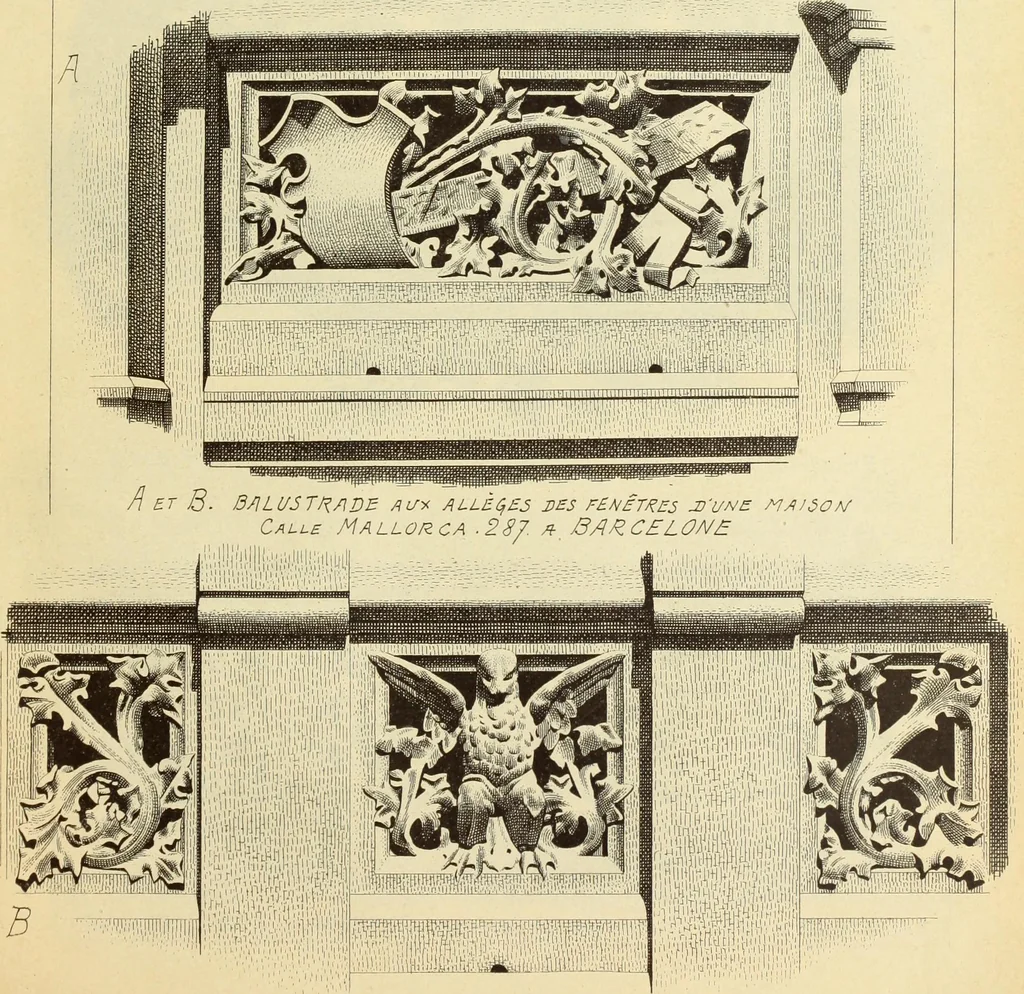 An illustration from Materials and documents of architecture and sculpture : classified alphabetically, 1915, leaf 460
