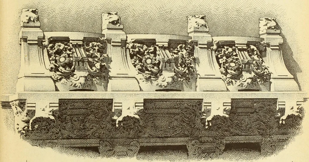 An illustration from Materials and documents of architecture and sculpture : classified alphabetically, 1915, leaf 462