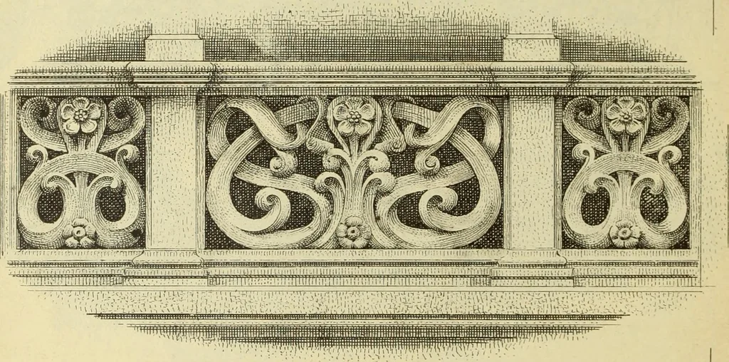 An illustration from Materials and documents of architecture and sculpture : classified alphabetically, 1915, leaf 463