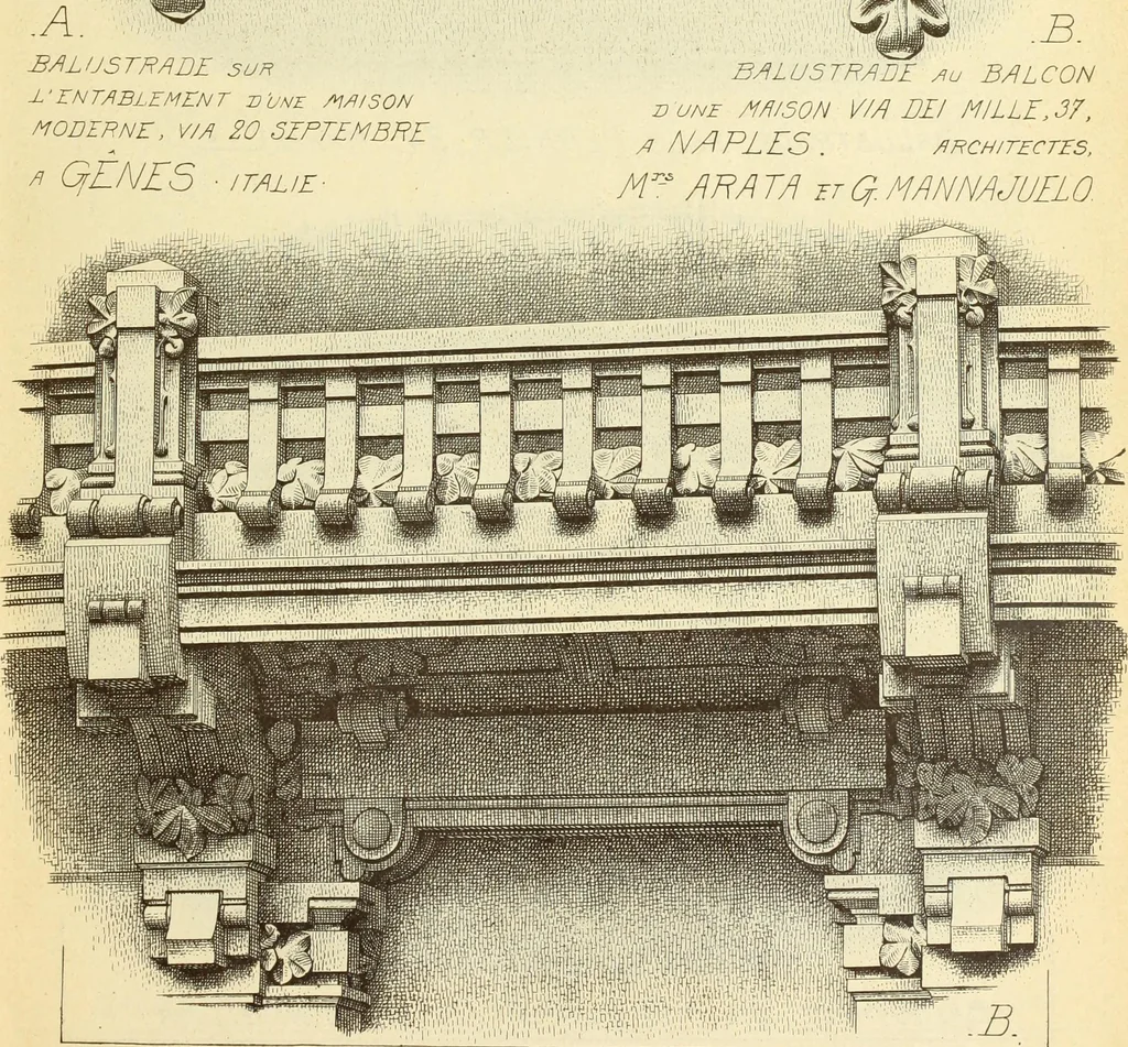 An illustration from Materials and documents of architecture and sculpture : classified alphabetically, 1915, leaf 464