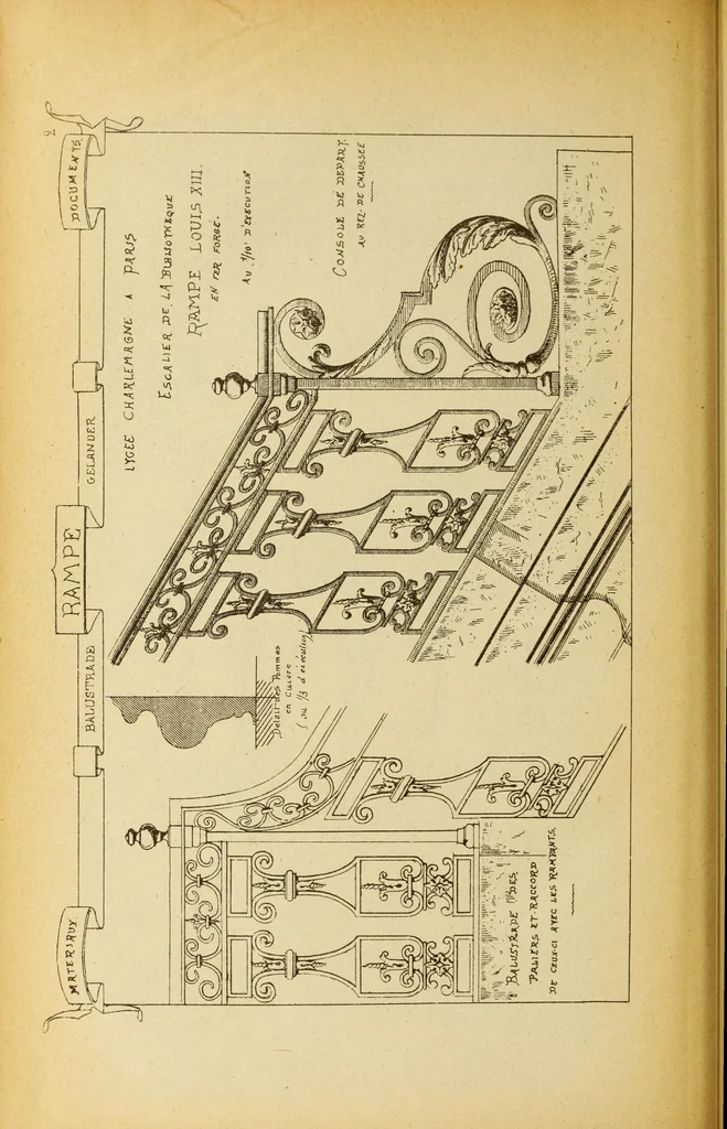 An illustration from Materials and documents of architecture and sculpture : classified alphabetically, 1915, leaf 473