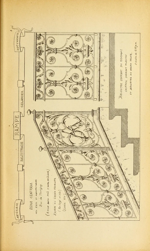 An illustration from Materials and documents of architecture and sculpture : classified alphabetically, 1915, leaf 474