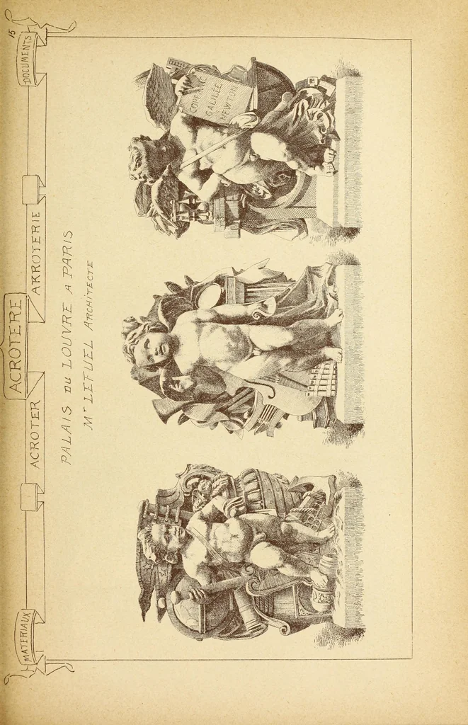 An illustration from Materials and documents of architecture and sculpture : classified alphabetically, 1915, leaf 50