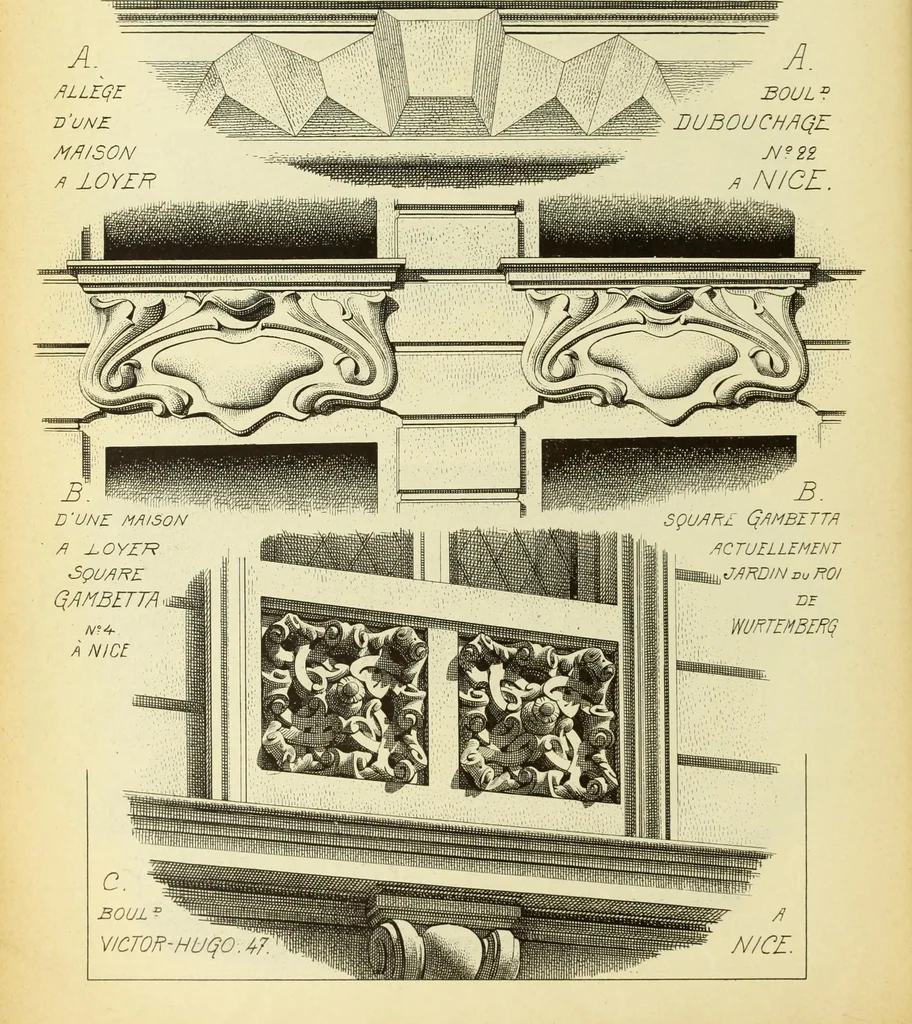 An illustration from Materials and documents of architecture and sculpture : classified alphabetically, 1915, leaf 55