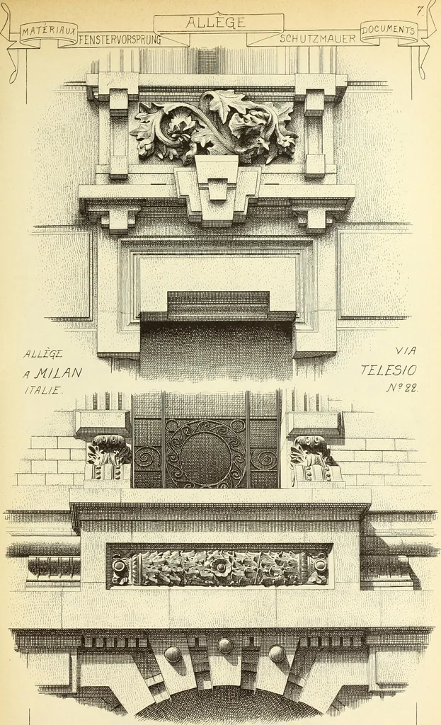 An illustration from Materials and documents of architecture and sculpture : classified alphabetically, 1915, leaf 58
