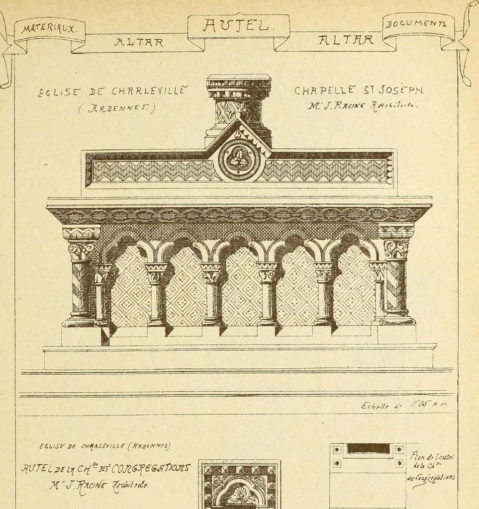 An illustration from Materials and documents of architecture and sculpture : classified alphabetically, 1915, leaf 76