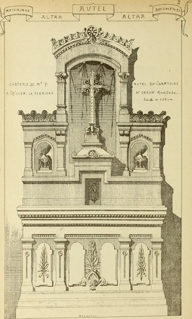 An illustration from Materials and documents of architecture and sculpture : classified alphabetically, 1915, leaf 77