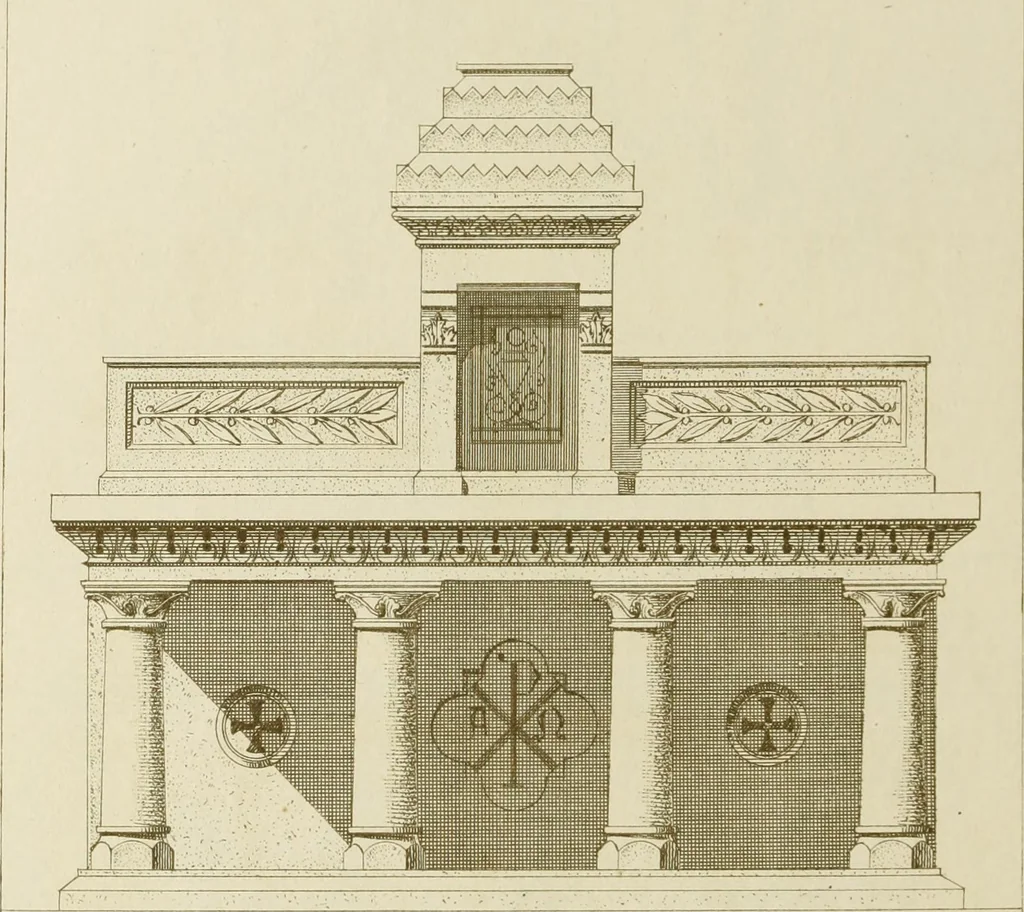 An illustration from Materials and documents of architecture and sculpture : classified alphabetically, 1915, leaf 85