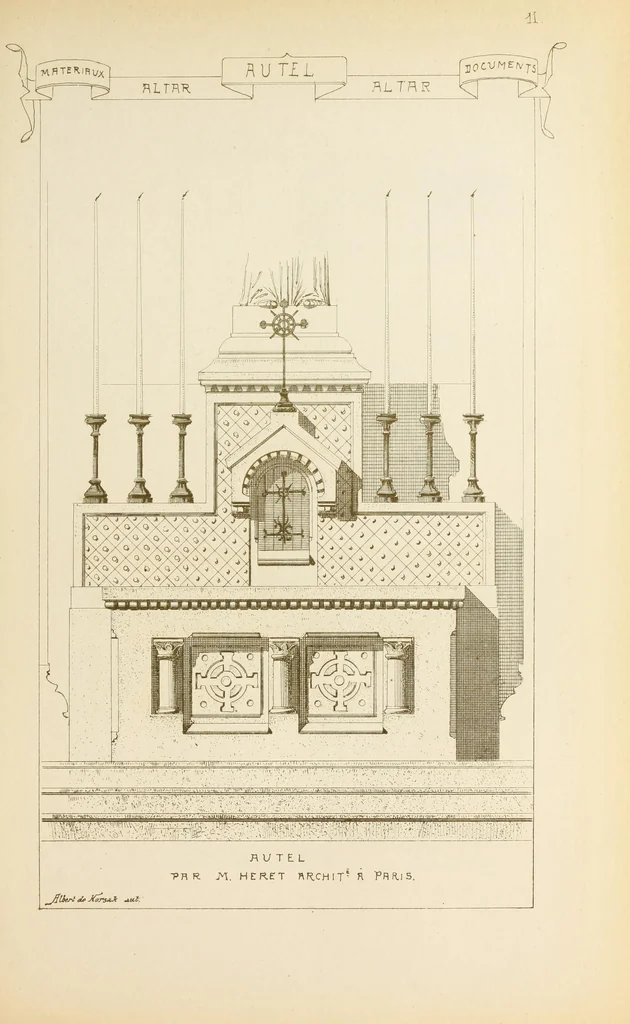 An illustration from Materials and documents of architecture and sculpture : classified alphabetically, 1915, leaf 86