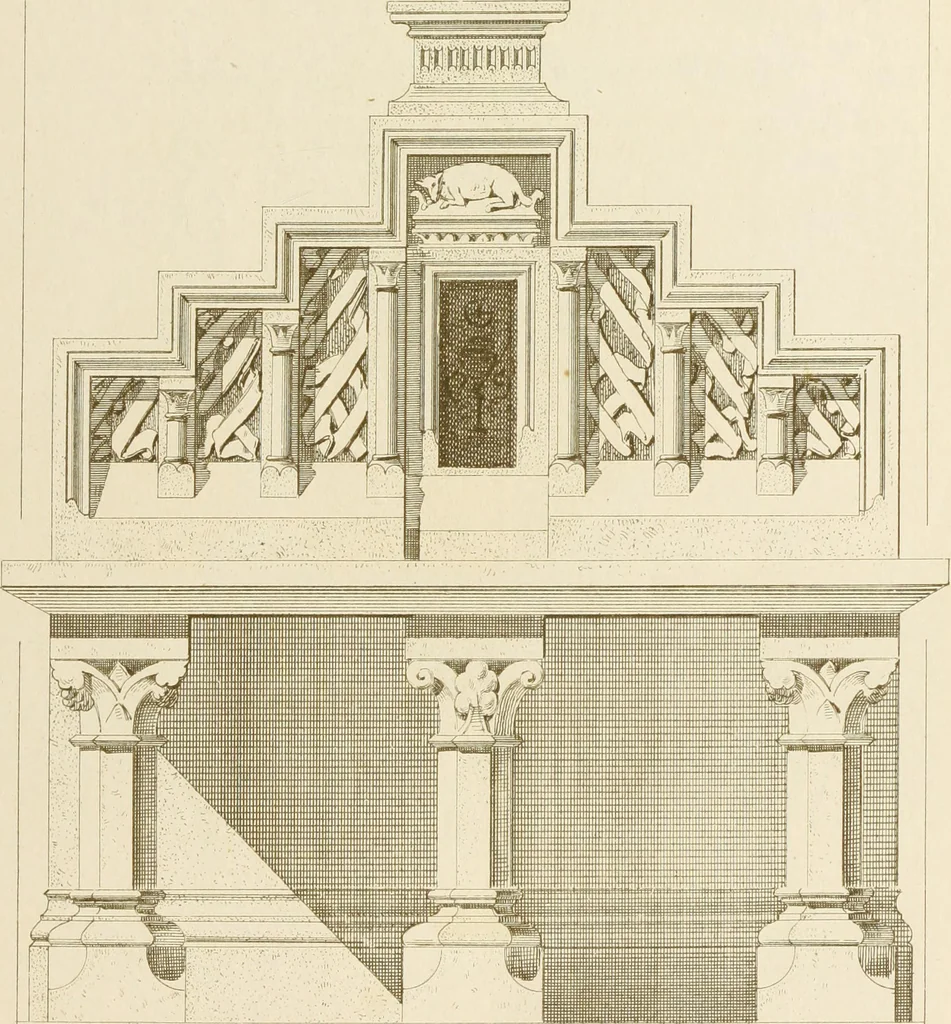 An illustration from Materials and documents of architecture and sculpture : classified alphabetically, 1915, leaf 90