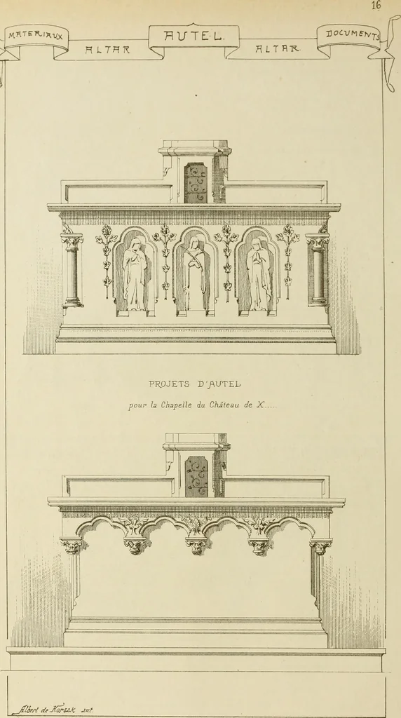 An illustration from Materials and documents of architecture and sculpture : classified alphabetically, 1915, leaf 91